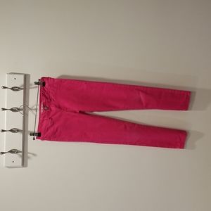 Joe's Jeans hot pink skinny jeans